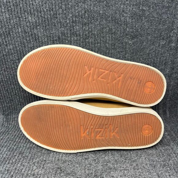 Kizik Irvine Hands Free Canvas Low‎ Top Sneaker Maple Sugar Beige Mens 15 Wide - Picture 6 of 10